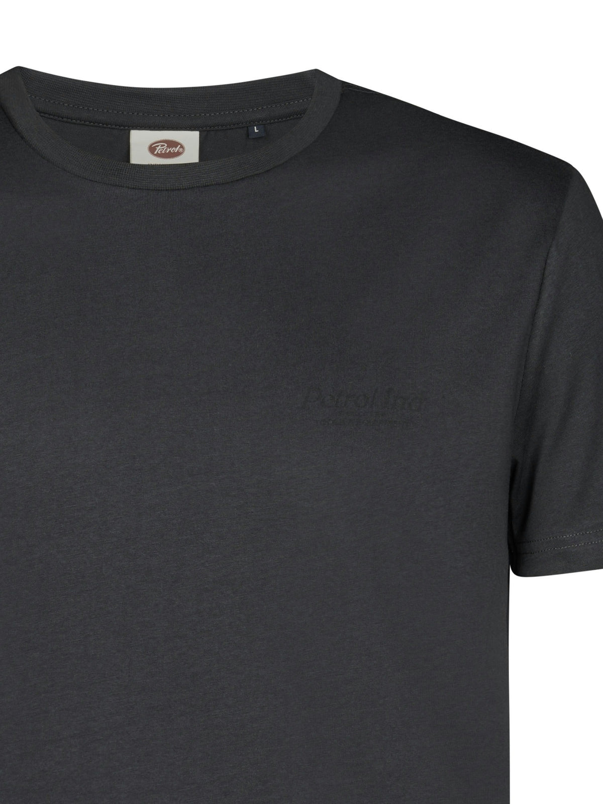 T-SHIRT UOMO IN COTONE PETROL INDUSTRIES GRIGIO ACCIAIO– REGULAR FIT