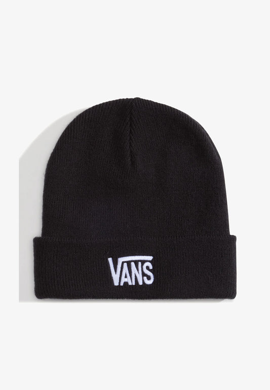 BERRETTO UOMO VANS STRETCH LOGO TALL CON RISVOLTO – NERO