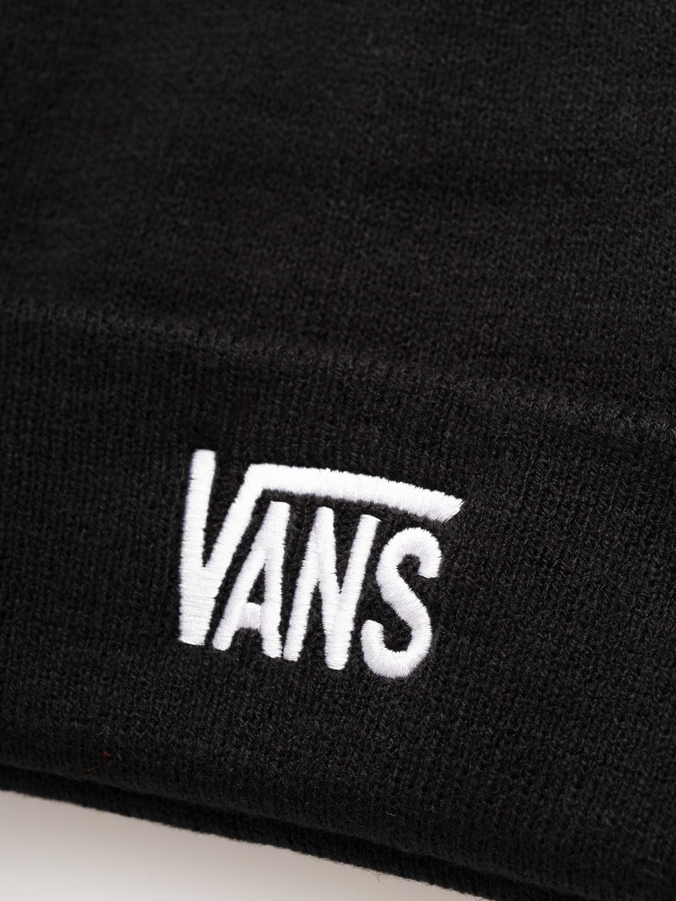BERRETTO UOMO VANS STRETCH LOGO TALL CON RISVOLTO – NERO