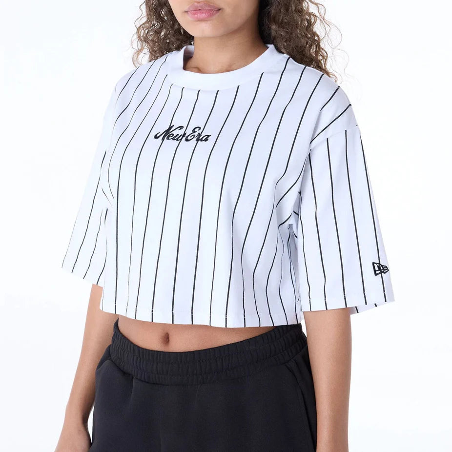 T-SHIRT PINSTRIPE CROP