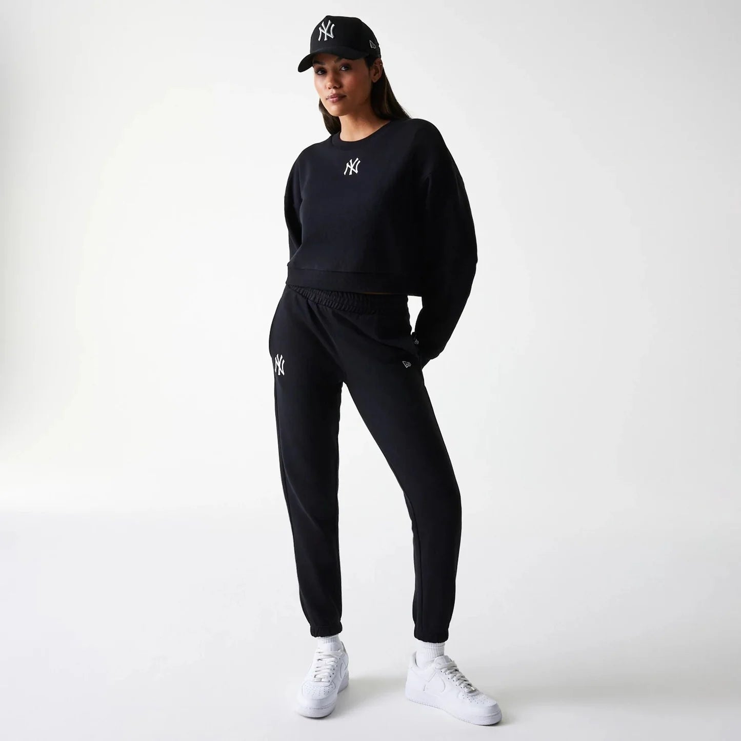 FELPA CROP NY YANKEES MLB ESSENTIAL MIDI