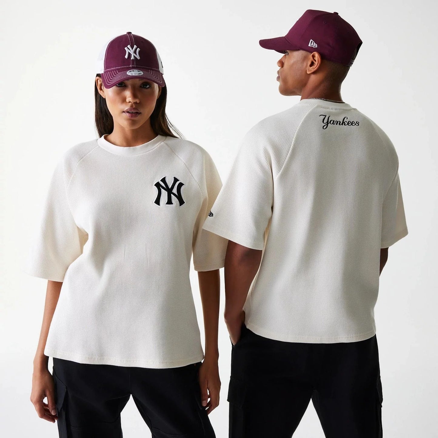 T-SHIRT MLB NY YANKEES WAFFLE OVERSIZE