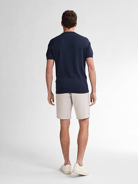 SHORT CHINO STRIPED