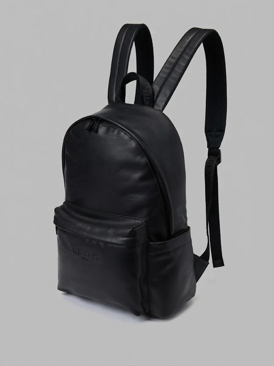 ZAINO UOMO BLAUER NAPER03 IN ECOPELLE – NERO