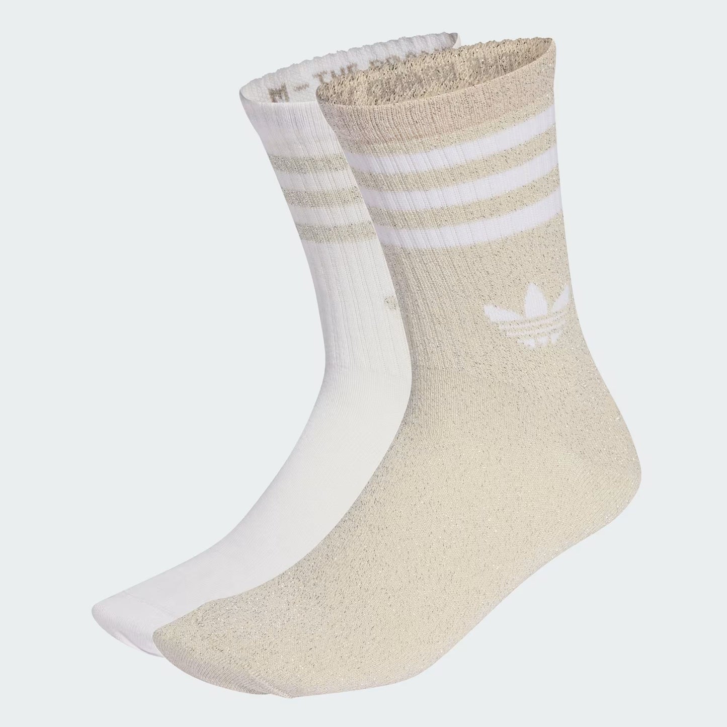 CALZE GLITTER 3 STRIPES 2 PAIRS