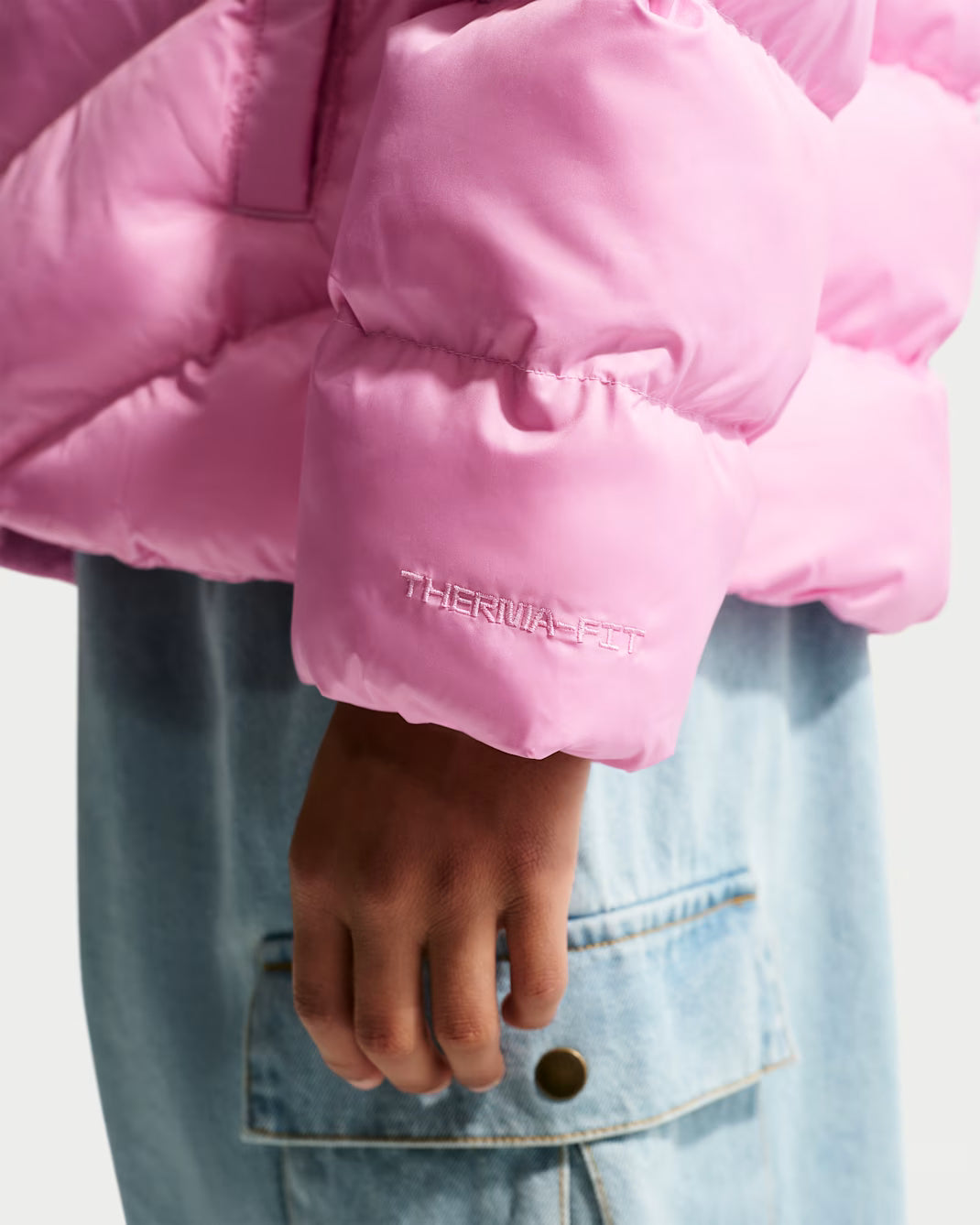 GIUBBOTTO RAGAZZA NIKE THERMA-FIT ALL DAY PLAY PUFFER – ROSA