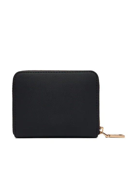 PORTAFOGLIO DONNA IN PELLE SINTETICA - NERO