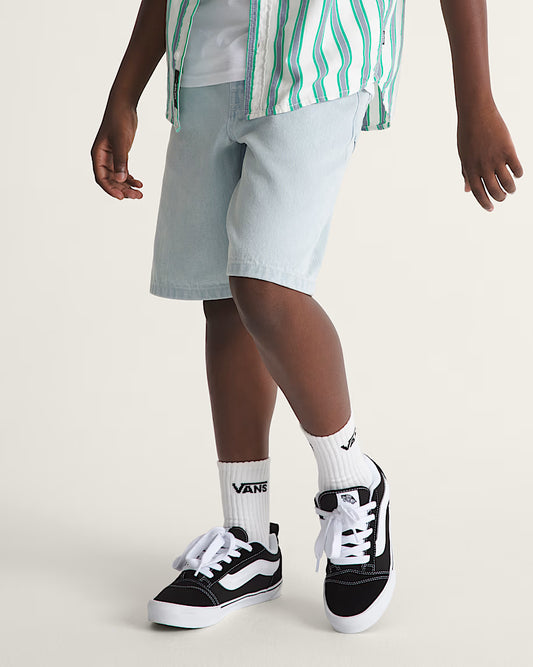 SHORT BOYS CHECK-5 BAGGY DENIM