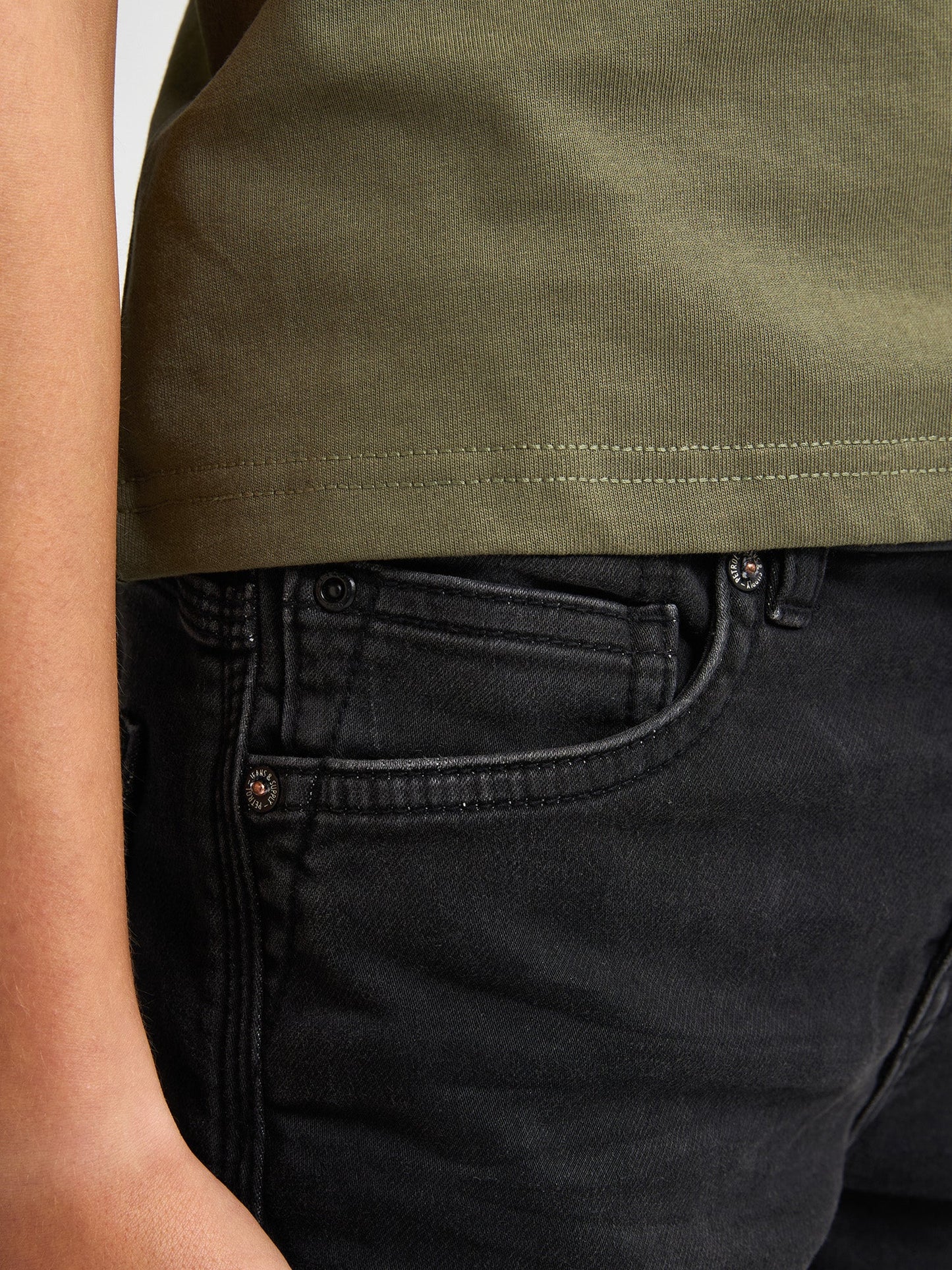 SHORT BOYS DENIM JACKSON VALENCIA
