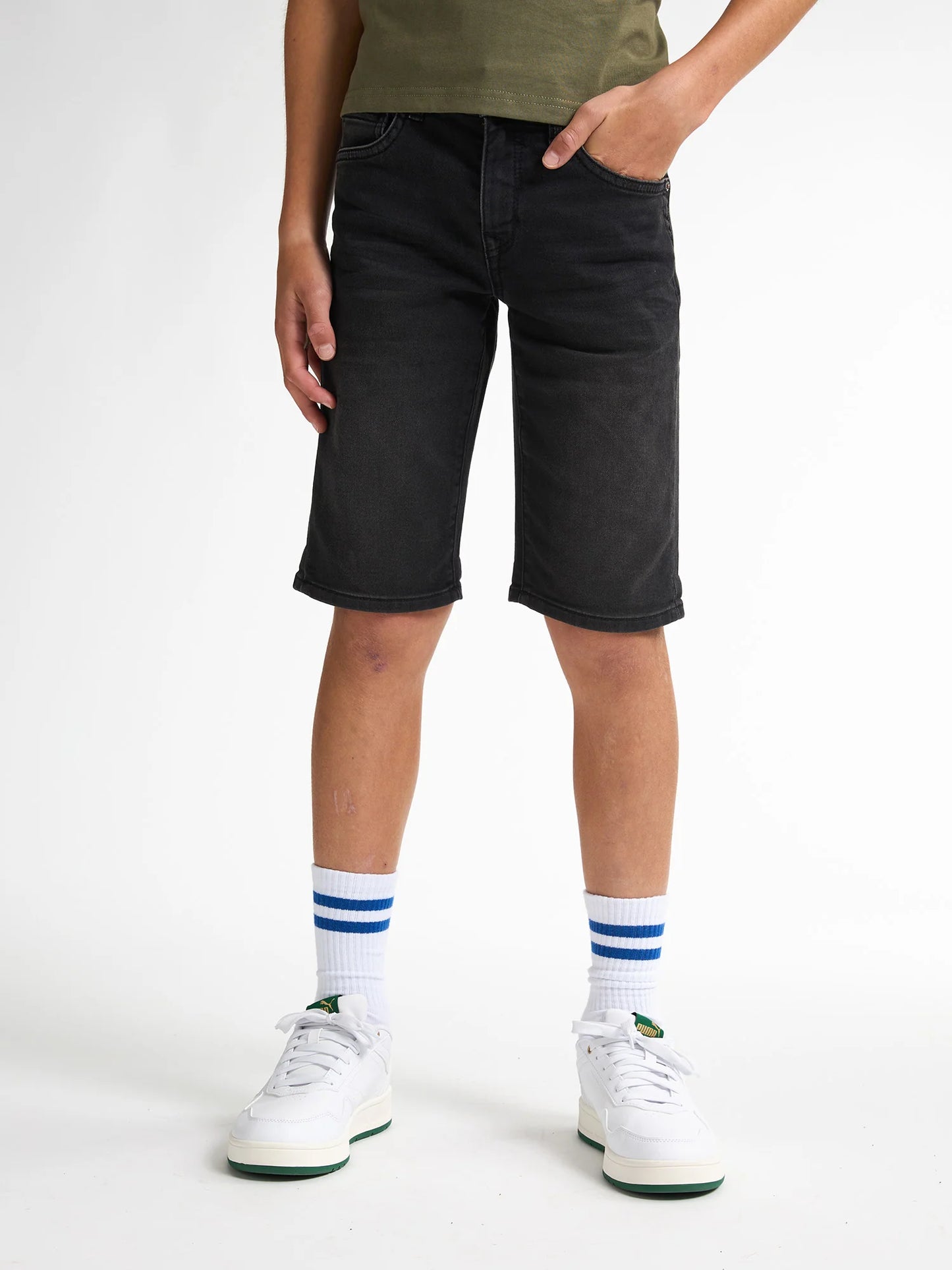 SHORT BOYS DENIM JACKSON VALENCIA