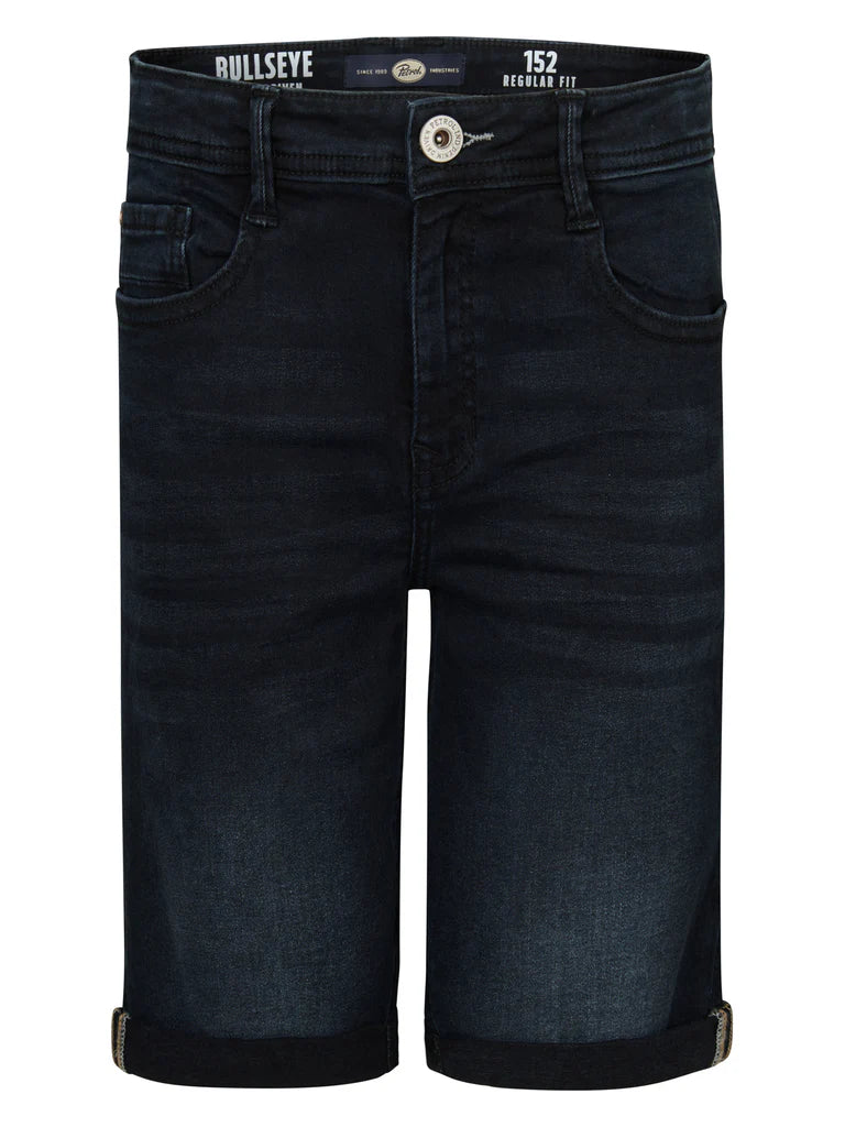 SHORT BOYS DENIM BULLSEYE TEAK