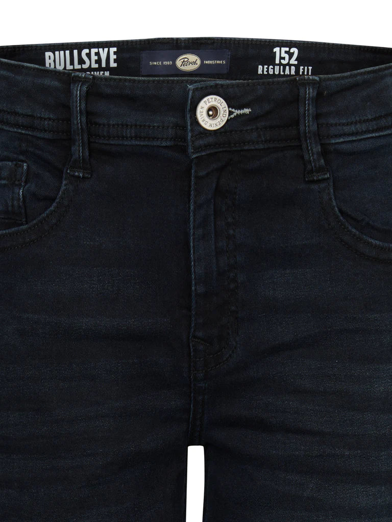 SHORT BOYS DENIM BULLSEYE TEAK