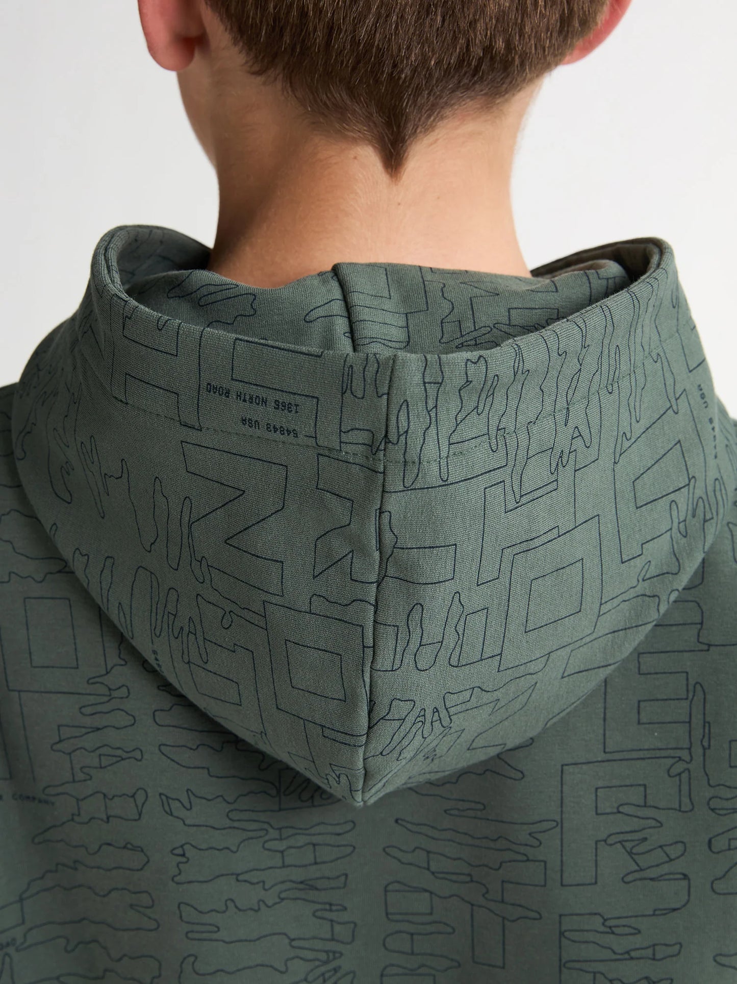 FELPA BOYS ALL-OVER PRINT RIDGE