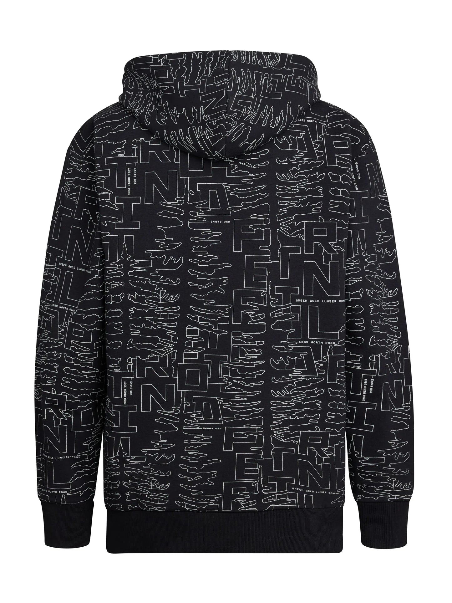 FELPA BOYS ALL-OVER PRINT RIDGE