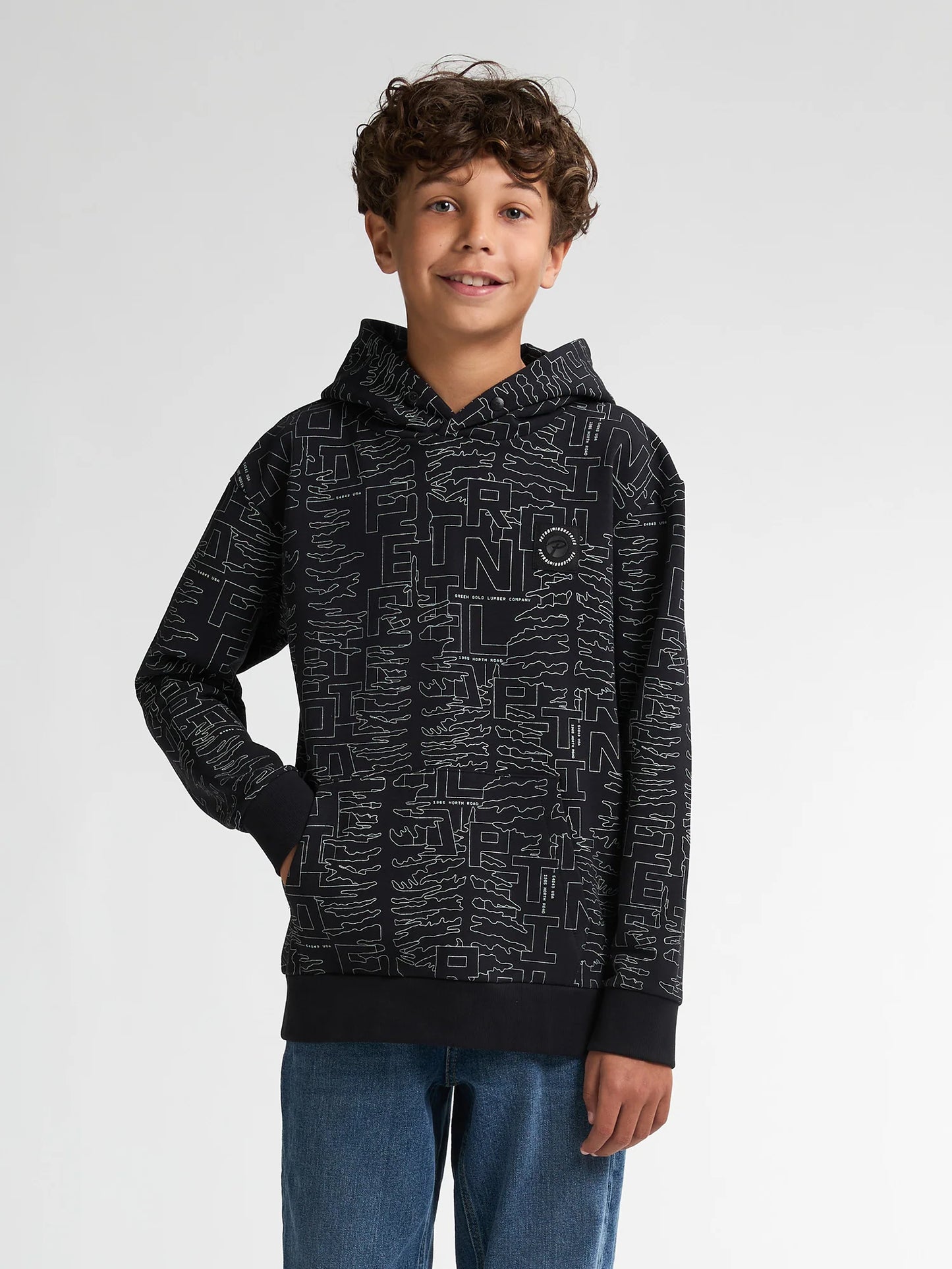 FELPA BOYS ALL-OVER PRINT RIDGE