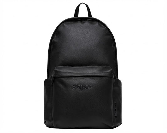 ZAINO UOMO BLAUER NAPER03 IN ECOPELLE – NERO
