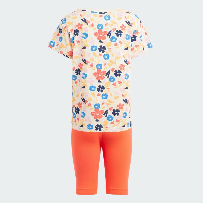 COMPLETO TODDLER FLORAL CYCLING SET