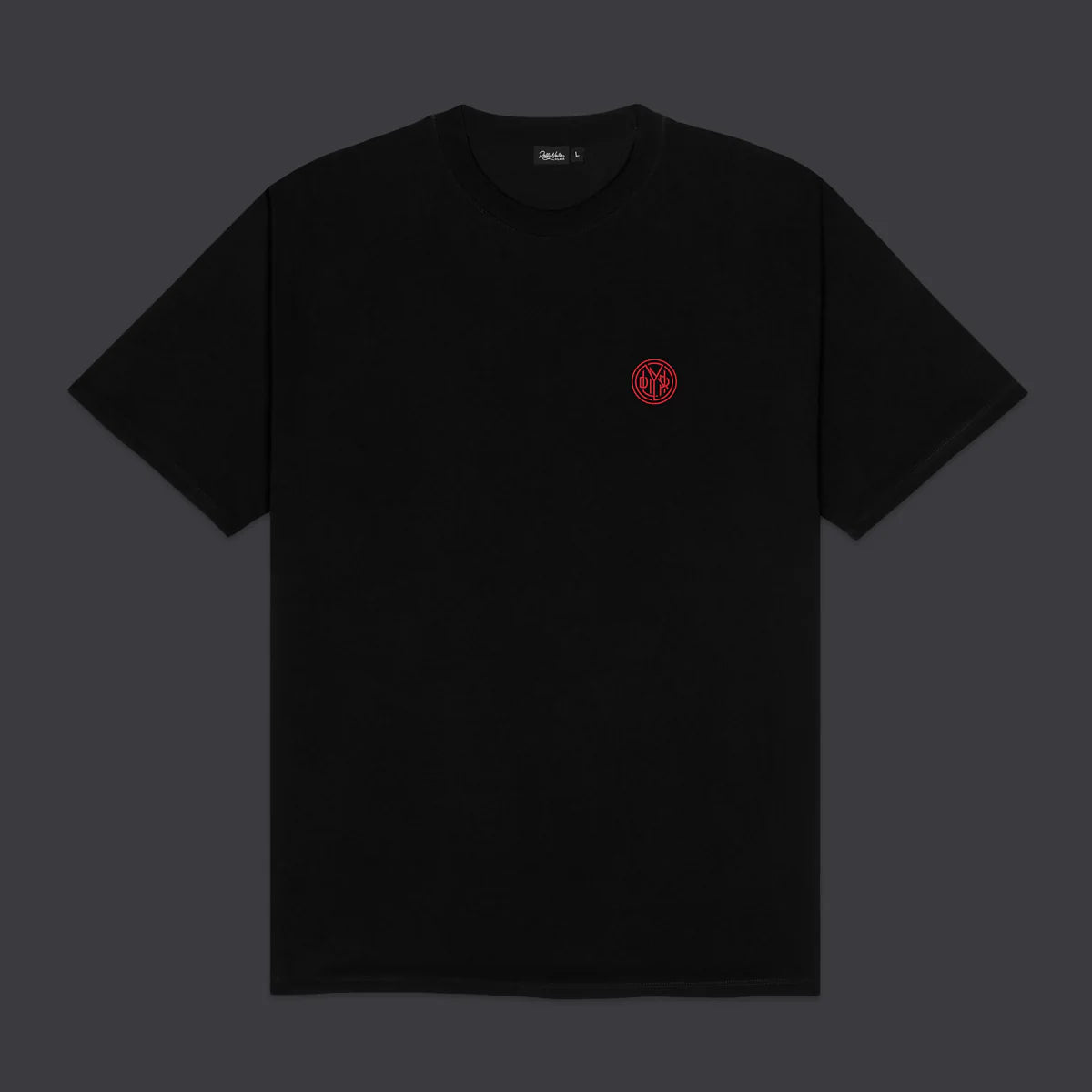 T-SHIRT BADGE ROUND LOGO