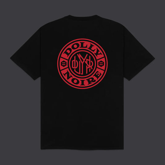 T-SHIRT BADGE ROUND LOGO