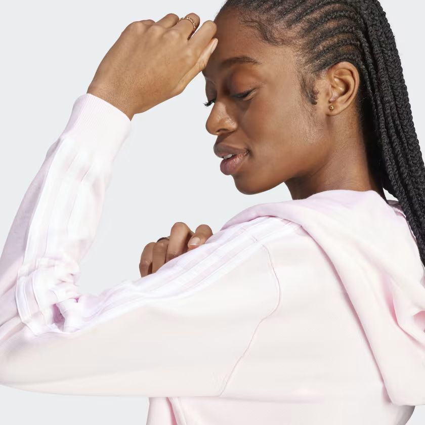 FELPA ESSENTIALS 3-STRIPES FULL-ZIP