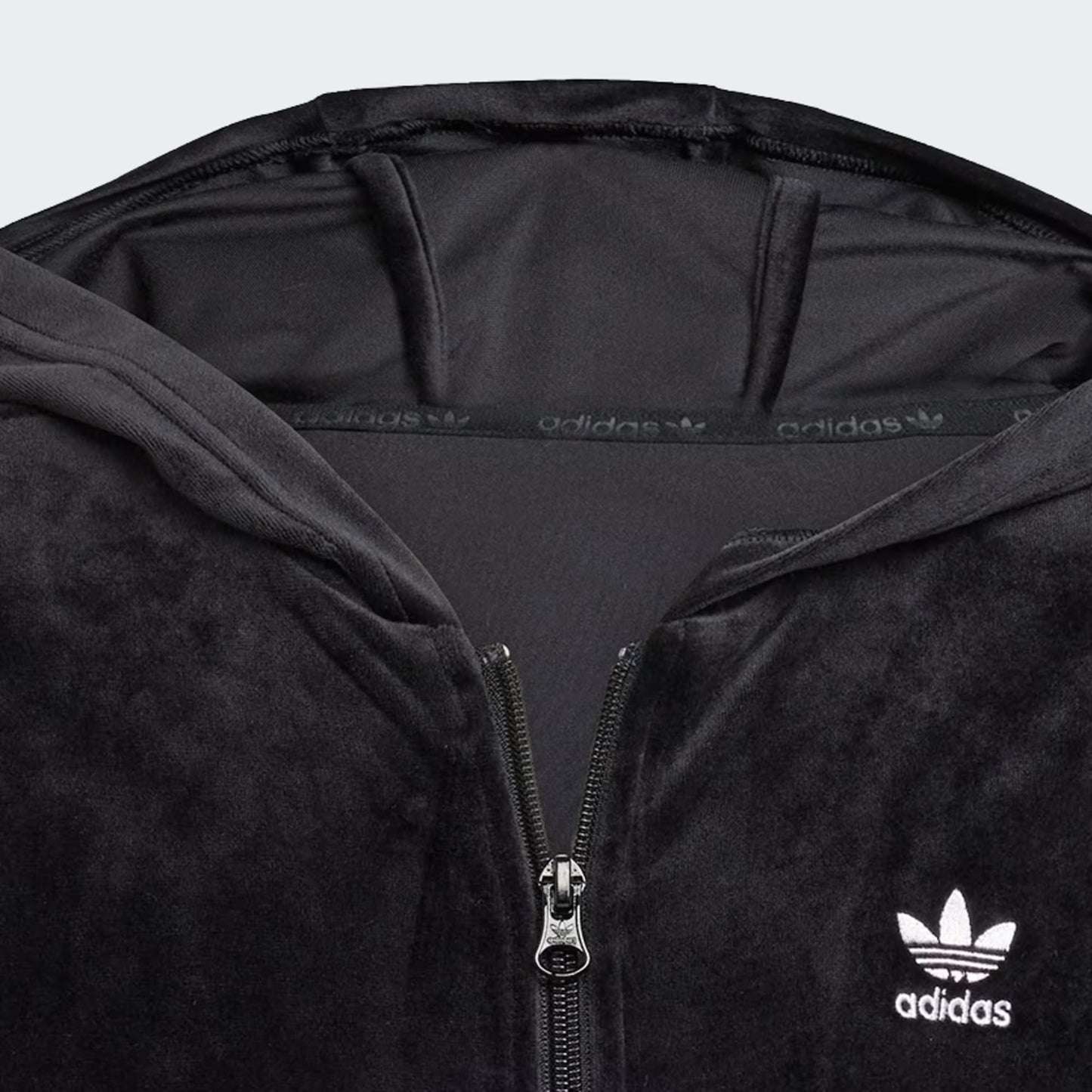 FELPA GIRLS VELOUR FULL ZIP