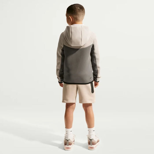 GIACCA RAGAZZO NIKE TECH FLEECE FULL ZIP – GRIGIO