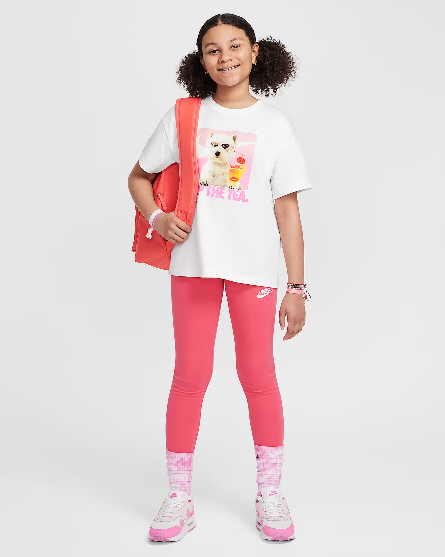 T-SHIRT GIRLS PHOTO DOG