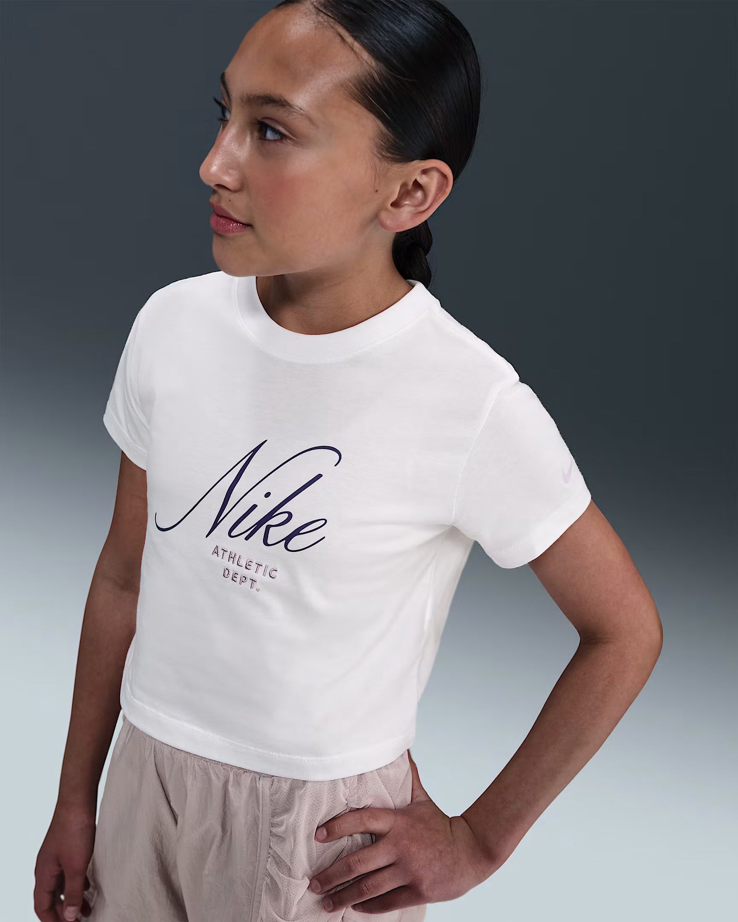T-SHIRT GIRLS ATHLETIC CROPPED