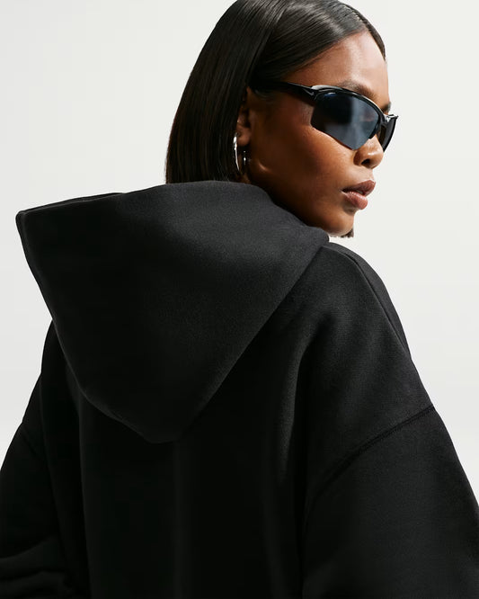 FELPA DONNA NIKE STUDIO FLEECE OVERSIZED – NERO