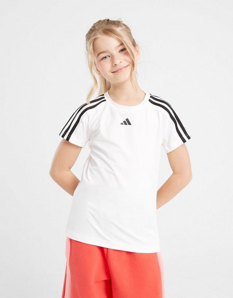 T-SHIRT GIRLS ESSENTIALS AEROREADY 3-STRIPES TRAINING