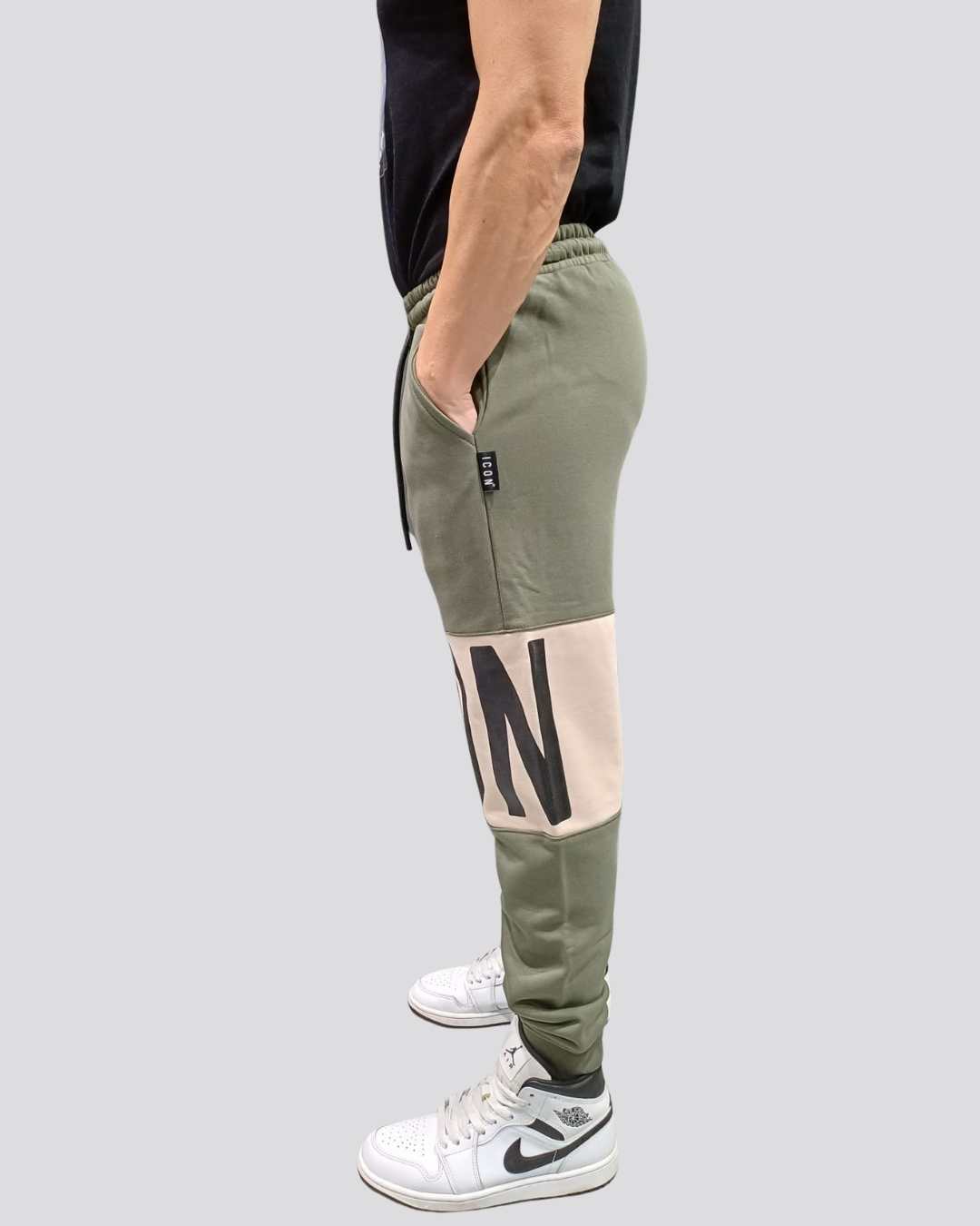 PANTALONI LOGO STRIPE