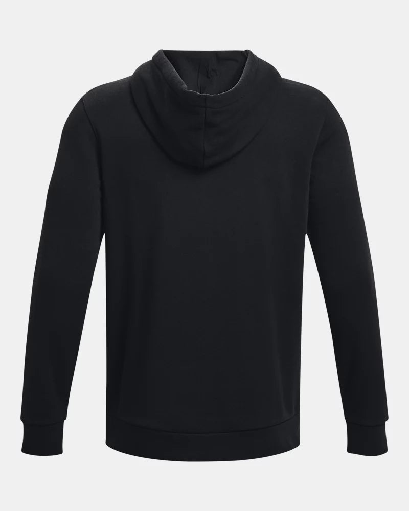 FELPA CON CAPPUCCIO UOMO UNDER ARMOUR ICON FLEECE IN MISTO COTONE – NERO