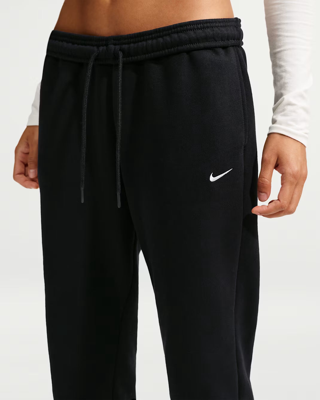PANTALONI TUTA DONNA NIKE STUDIO LOGO FLEECE – NERO