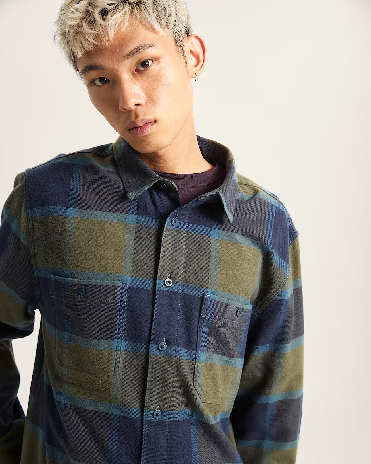 CAMICIA LARKSPUR PLAID FLANNEL