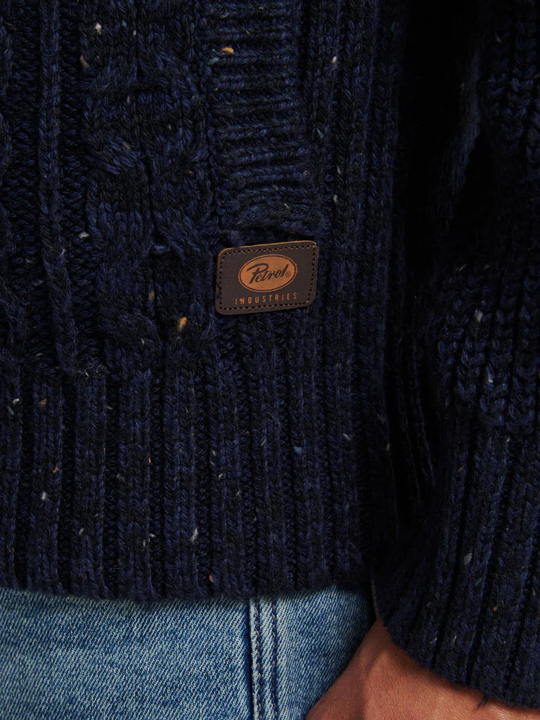 CARDIGAN CABLE-KNIT ANCHORAGE