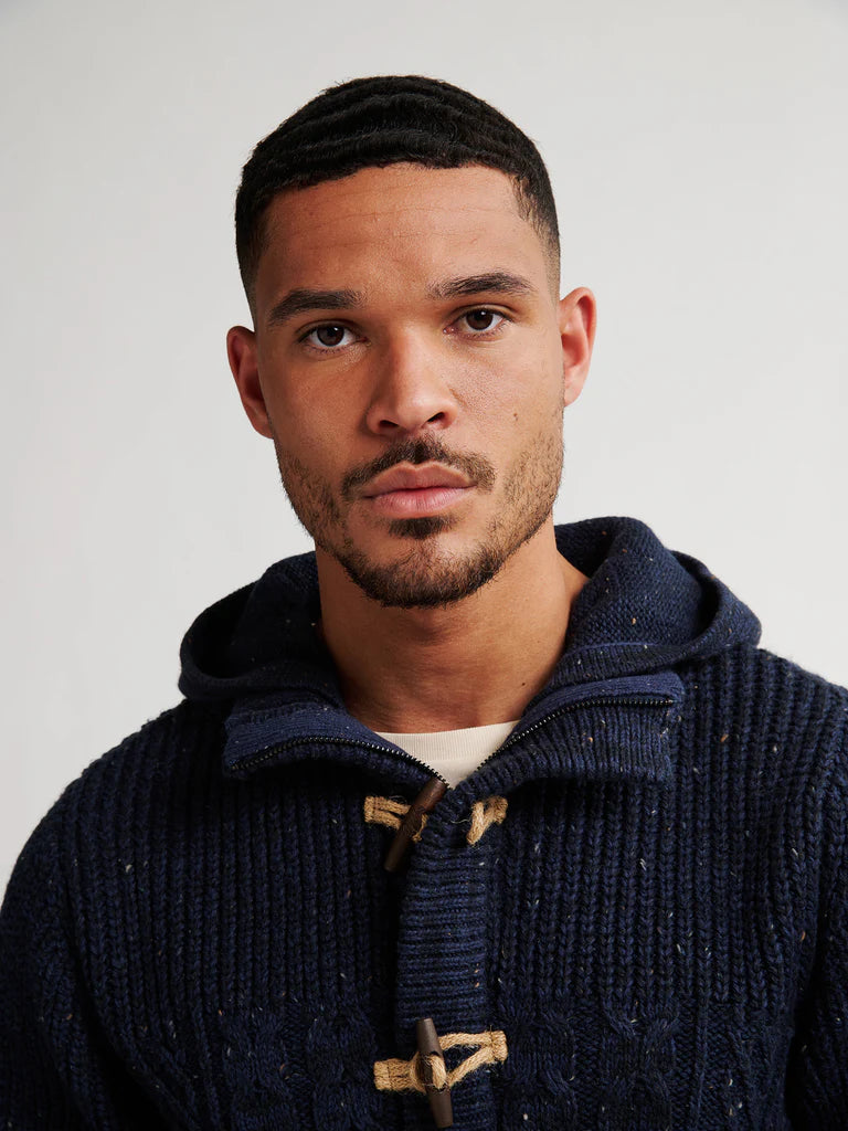 CARDIGAN CABLE-KNIT ANCHORAGE