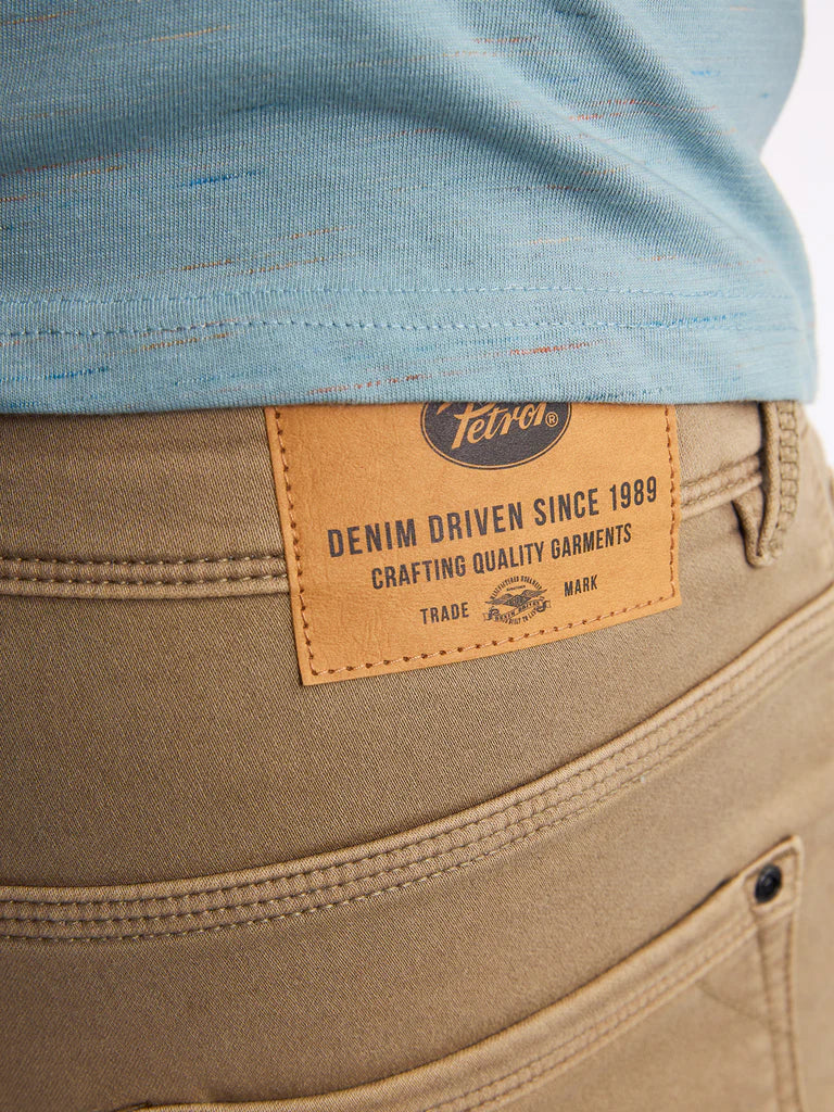 SHORT JACKSON COLOURED DENIM
