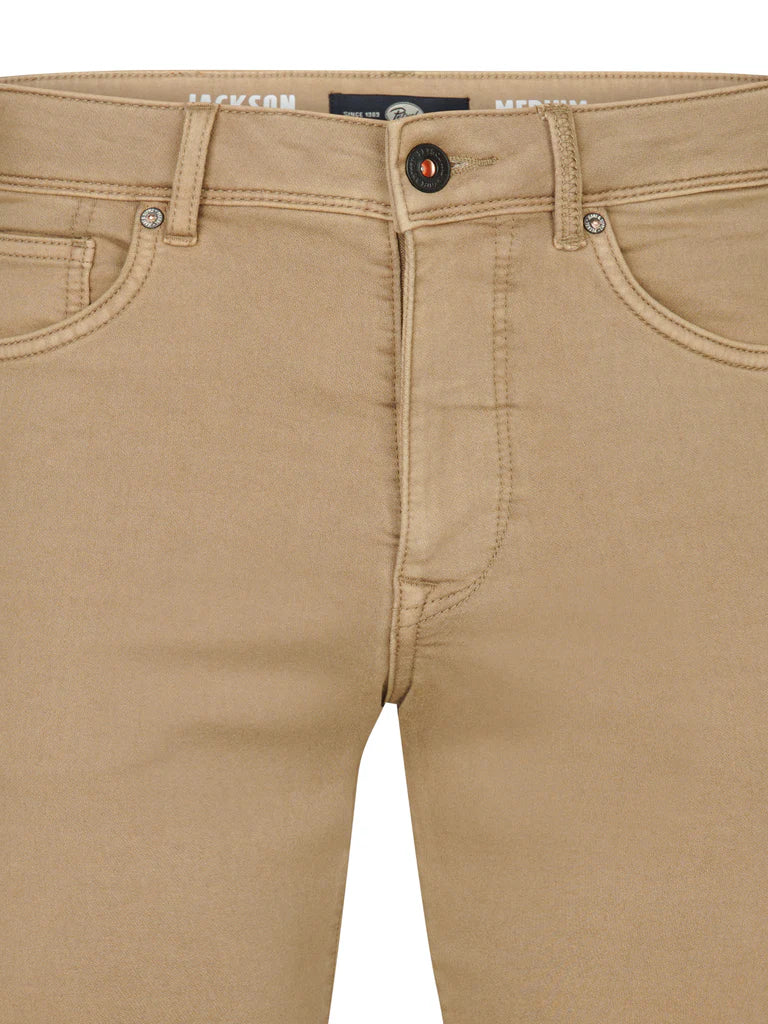 SHORT JACKSON COLOURED DENIM