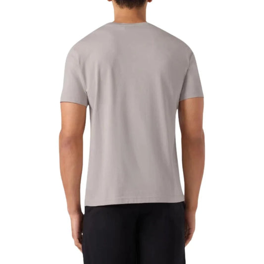 T-SHIRT UOMO CHAMPION ICONS LOGO RICAMATO – GHIACCIO