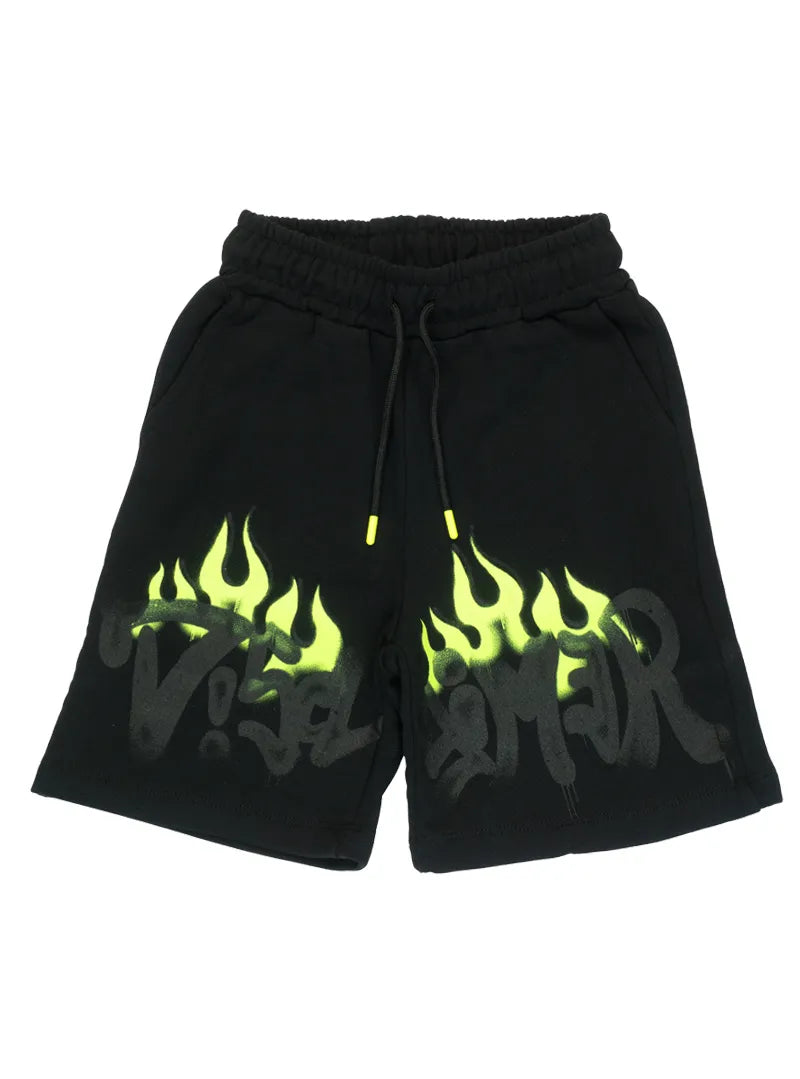 SHORT KIDS GRAPHIC FLAME
