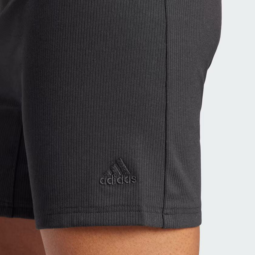 SHORT LOUNGE RIBBED HIGH-WAIST BIKE