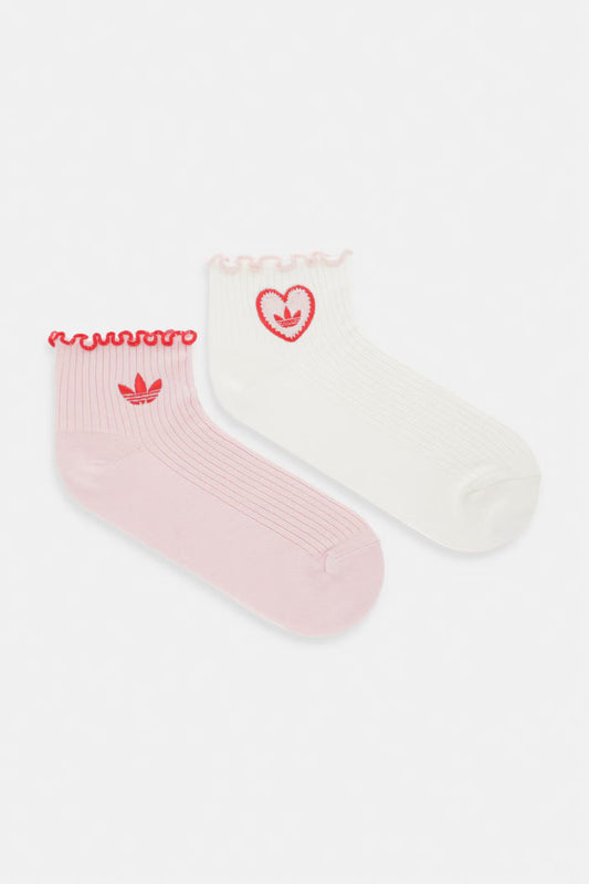 CALZE RUFFLE GRAPHIC 2 PAIRS