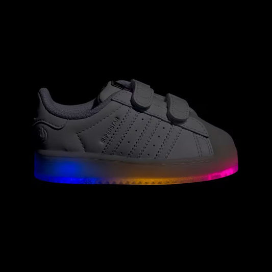 SCARPE TODDLER SUPERSTAR LED LIGHTS CF I