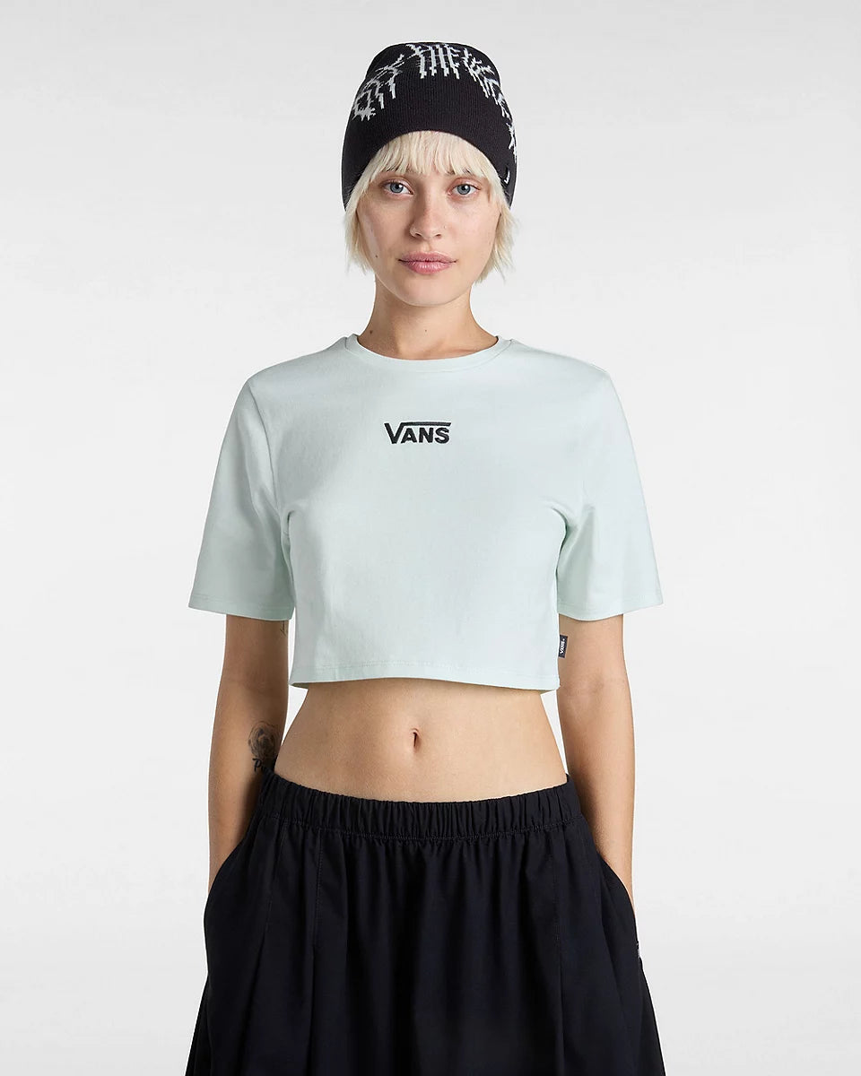 T-SHIRT CROP FLYING V