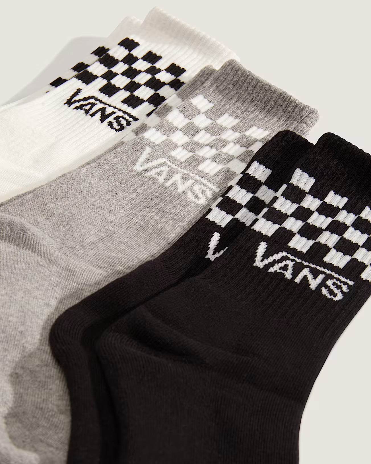 CALZE CREW CHECKERBOARD 3 PAIRS