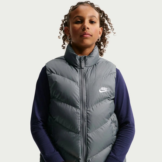 SMANICATO RAGAZZO NIKE THERMA-FIT ALL DAY PLAY – GRIGIO