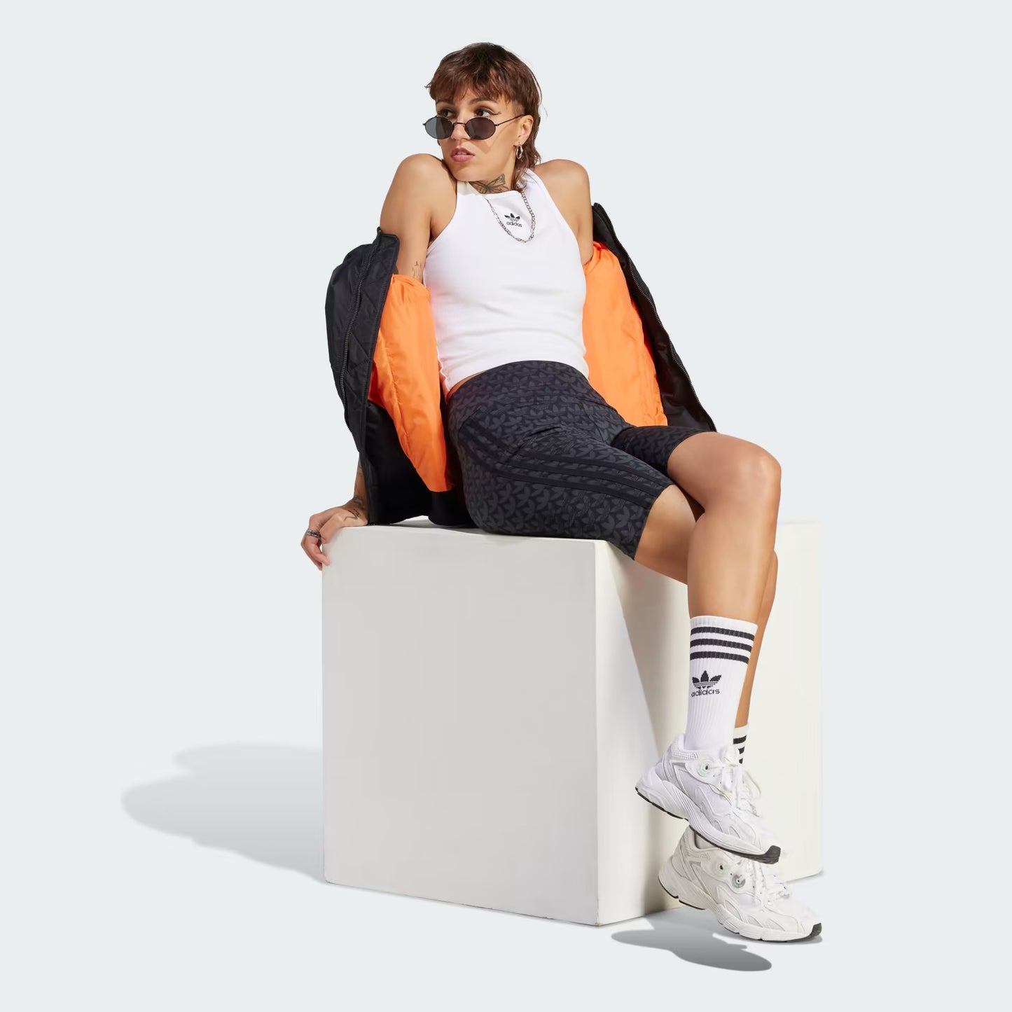 SHORT TREFOIL MONOGRAM BIKER