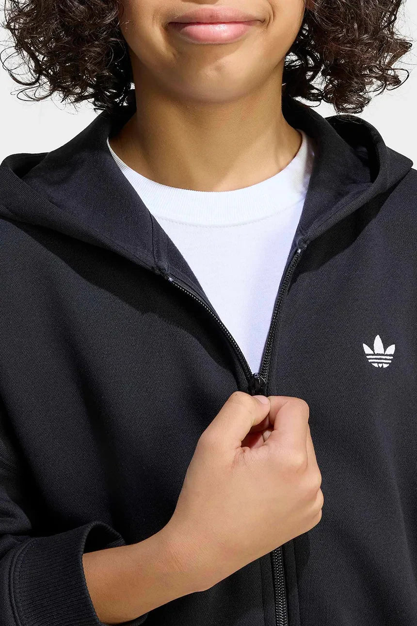 GIACCA KIDS OVERSIZED FULL ZIP FLEECE