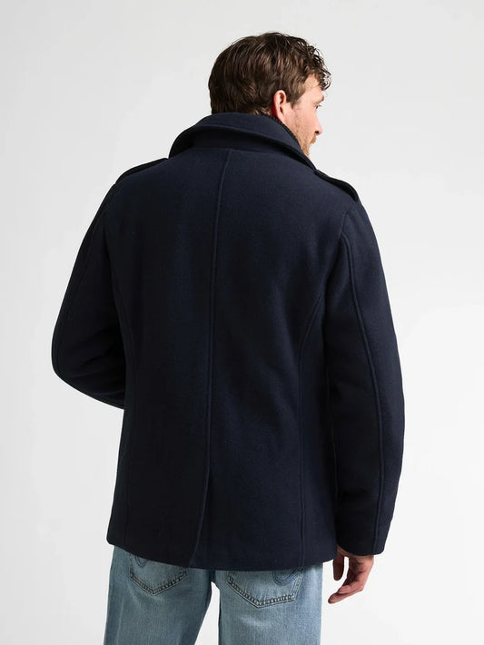 GIACCONE CABAN UOMO MISTO LANA PETROL INDUSTRIES – BLU