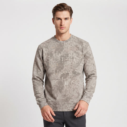 FELPA UOMO DS2 STONE WASH COTONE – GRIGIO MALTINTO